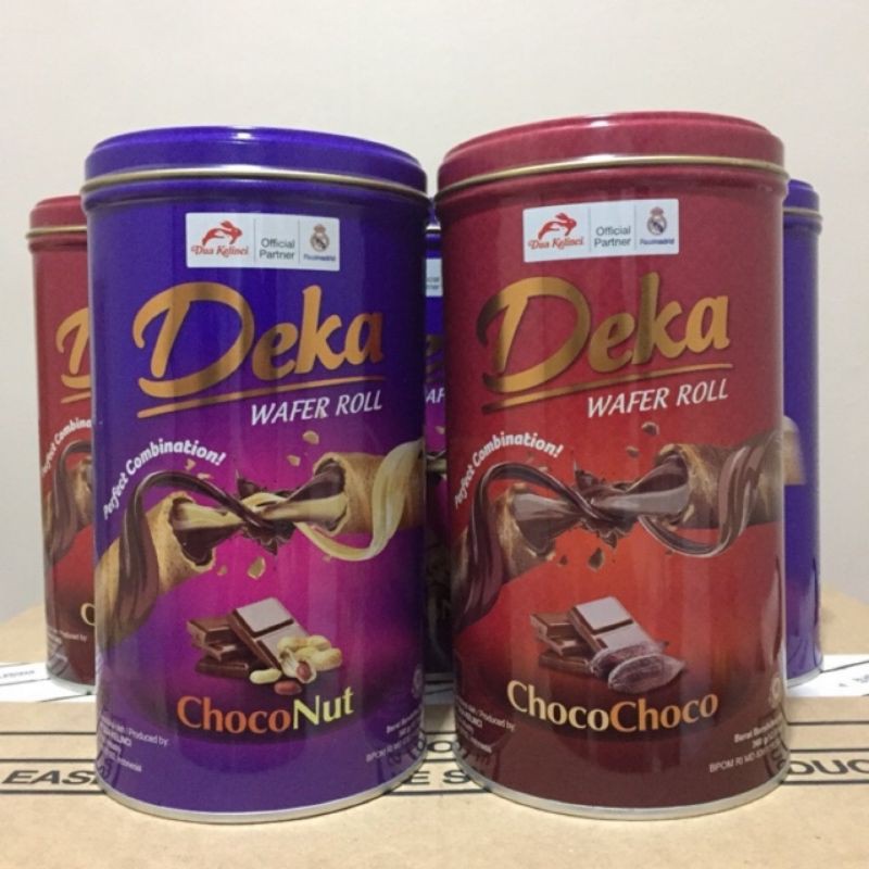 Jual Deka wafer roll choco / choco nut 280 gram | Shopee Indonesia