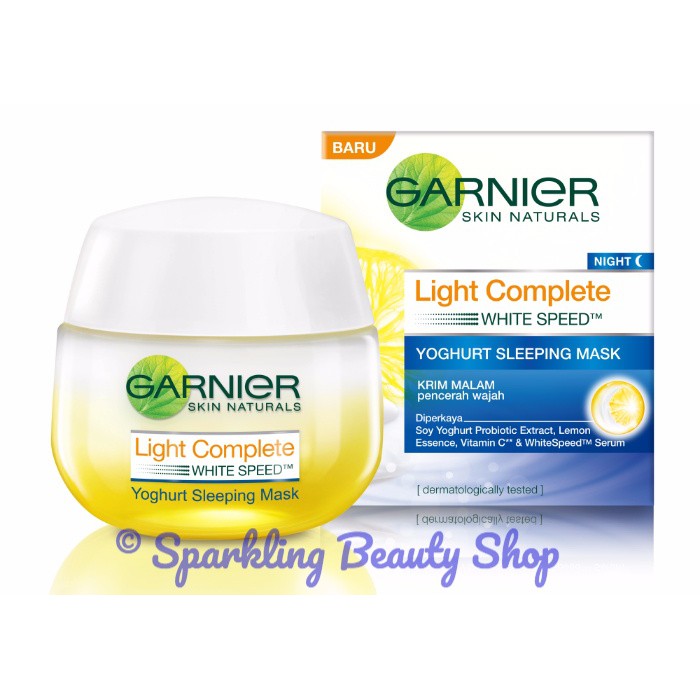 Jual Garnier Light Complete Yoghurt Sleeping Mask (dulu Night Restore