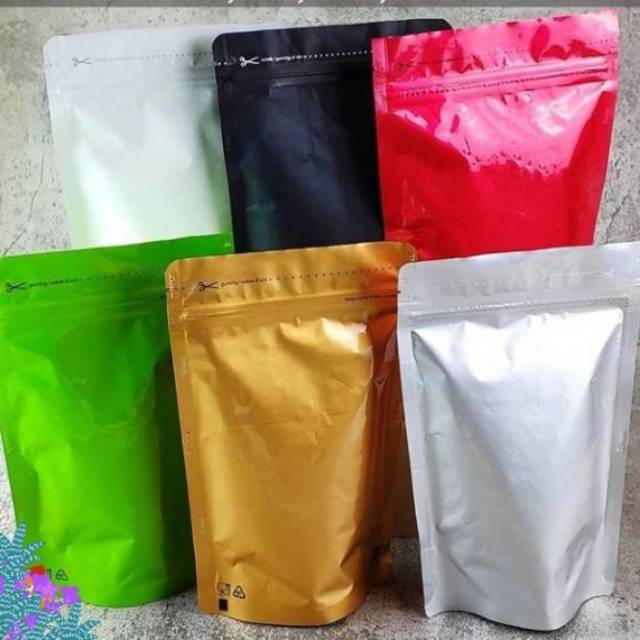 Jual Standing pouch ziplock COLOR MATTE 13x20 cm Shopee Indonesia