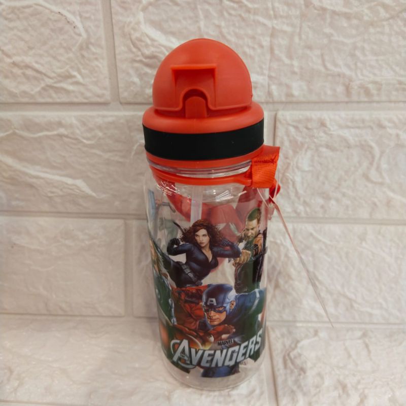 Jual Botol minum karakter BPA FREE kapasitas 350ml / tali panjang ...