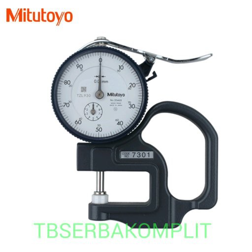 Jual Mitutoyo 7301 Dial Thickness Gauge Manual 0 10 Mm Resolusi 0 01