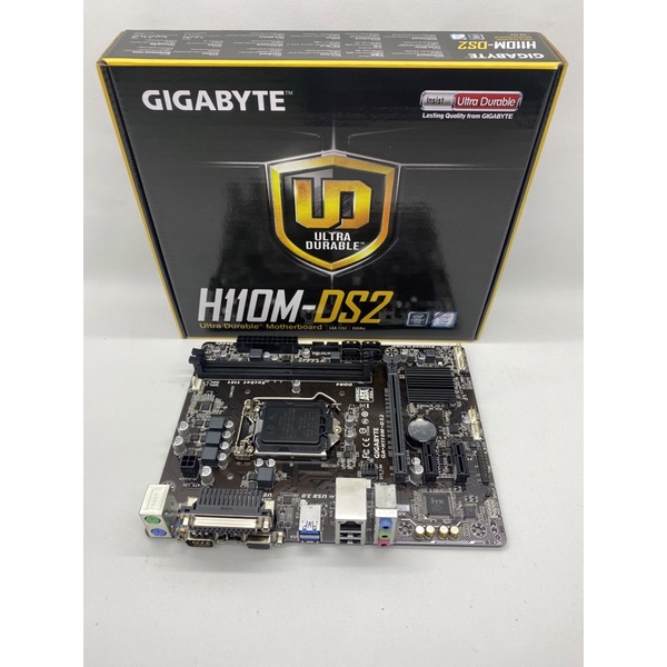 Jual MOTHERBOARD GIGABYTE H110M DS2 LGA 1151 GEN 6/7 | Shopee Indonesia