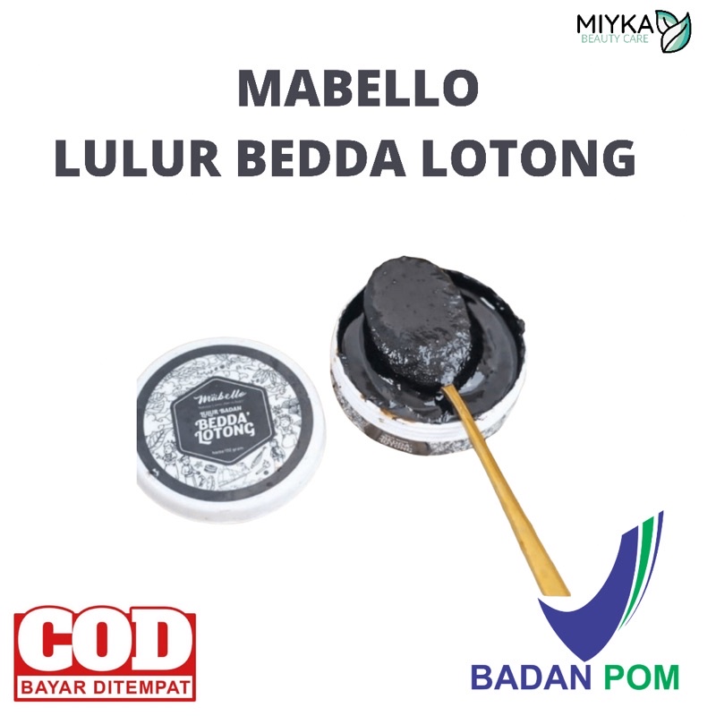 Jual MABELLO LULUR HITAM BEDDA LOTONG 100GR | Shopee Indonesia