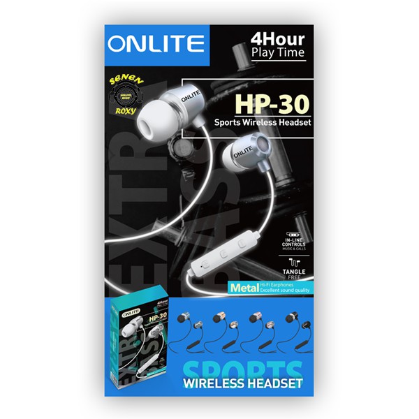 Onlite Sports Wireless Headset HP 30