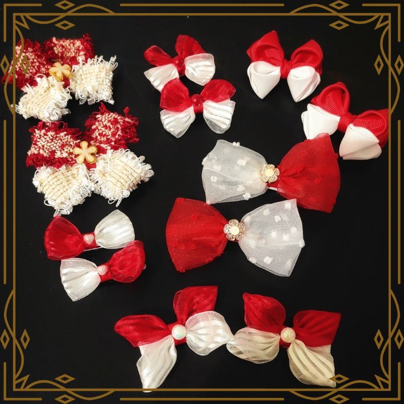 Jual Pita jepit merah putih jepit rambut merdeka Indonesia 17 Agustus ...