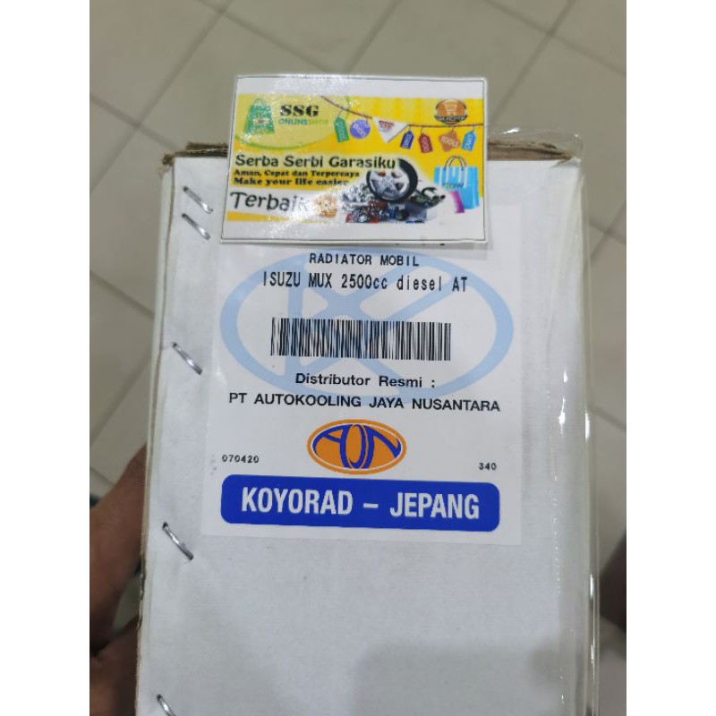 Jual Radiator Isuzu Mux Mu X 2500cc Diesel Matic Koyorad | Shopee Indonesia