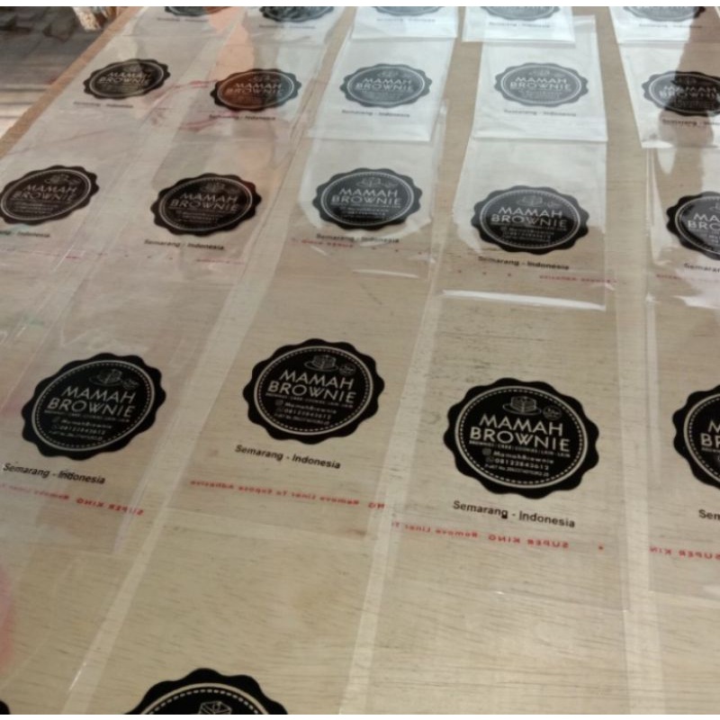 Jual Sablon plastik OPP Roti ukuran besar Free desain | Shopee Indonesia