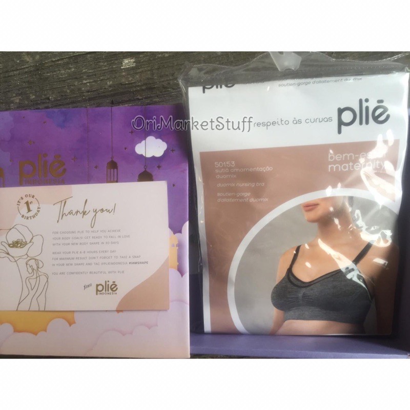 Jual Bra Menyusui Plie Maternity Wellness Nursing Bra (Onyx)