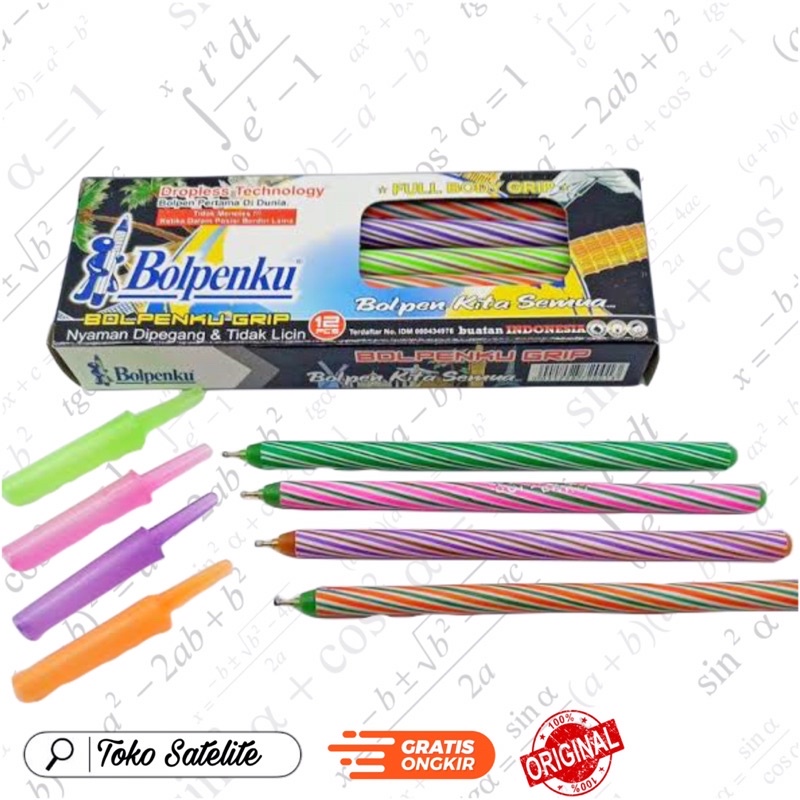 Jual Pulpen Lilin Spiral - Ballpoint Lilin Grip (1 Pack) | Shopee Indonesia