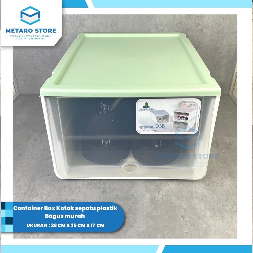 Jual Metaro Container Box Kotak sepatu plastik Bagus murah kokoh ...