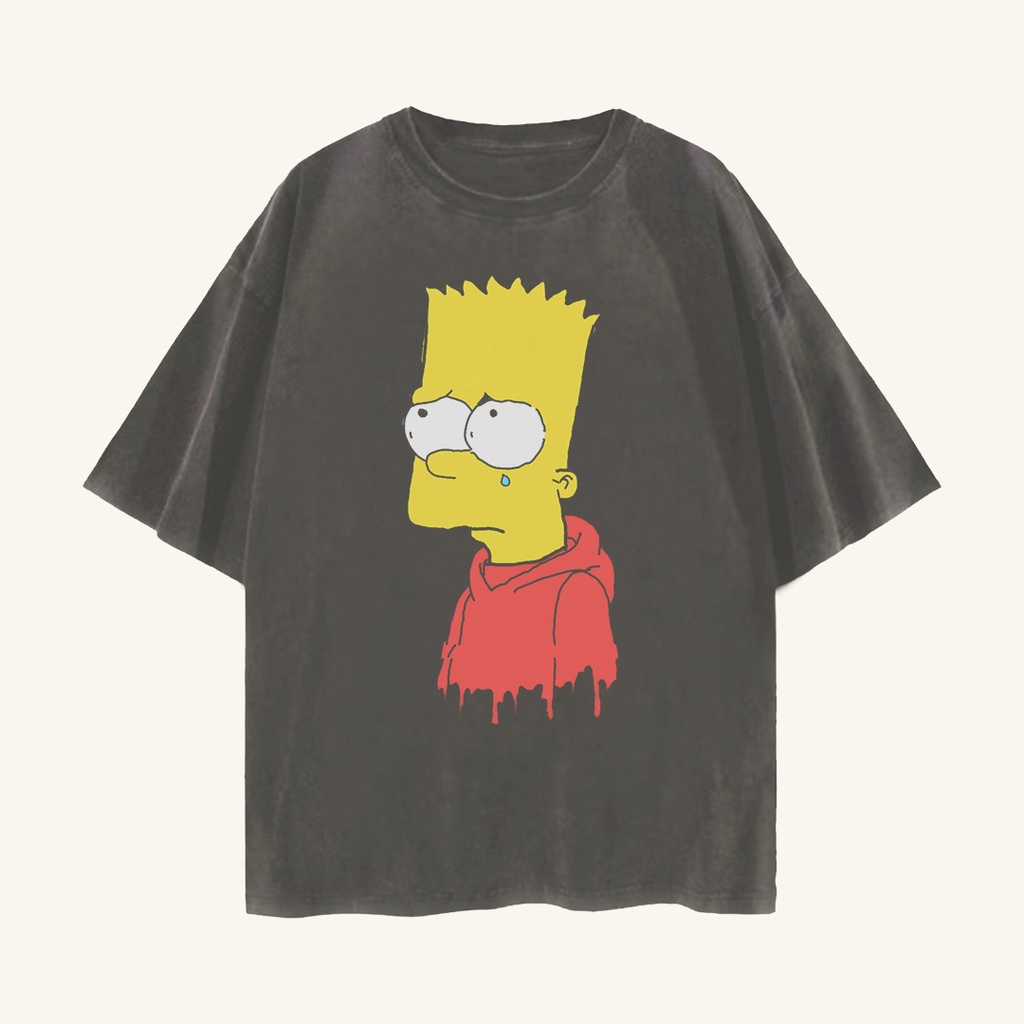Jual Bart Simpson Sadboy Vintage Oversize T shirt Shopee Indonesia