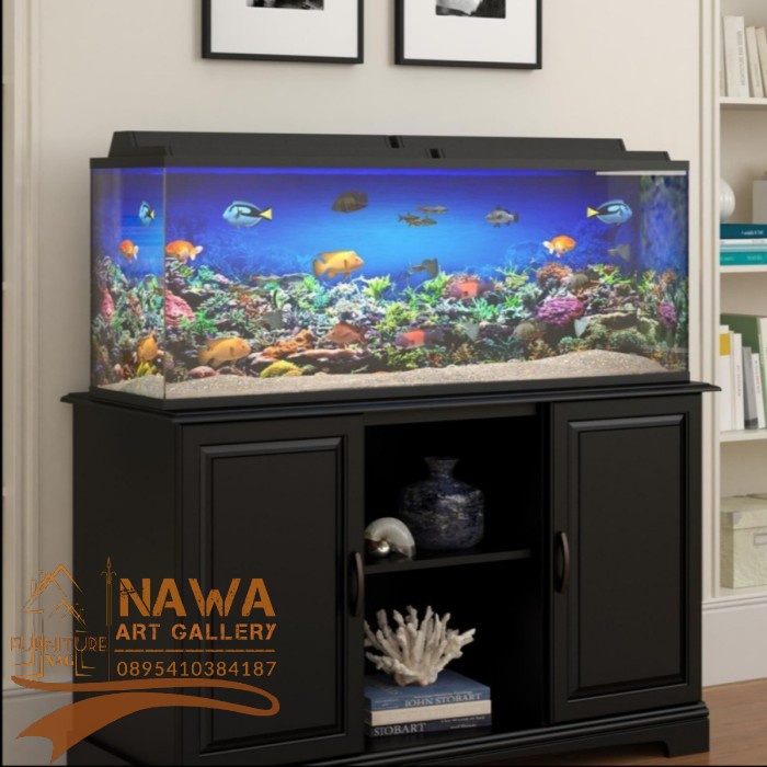 Jual Meja Aquarium Simpel Klasik Full Kayu Jati|Nawa Art Gallery ...