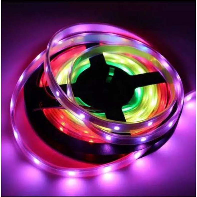 Jual LED STRIP RUNNING OTOMATIS IC PINTAR RGB 5050 | Shopee Indonesia