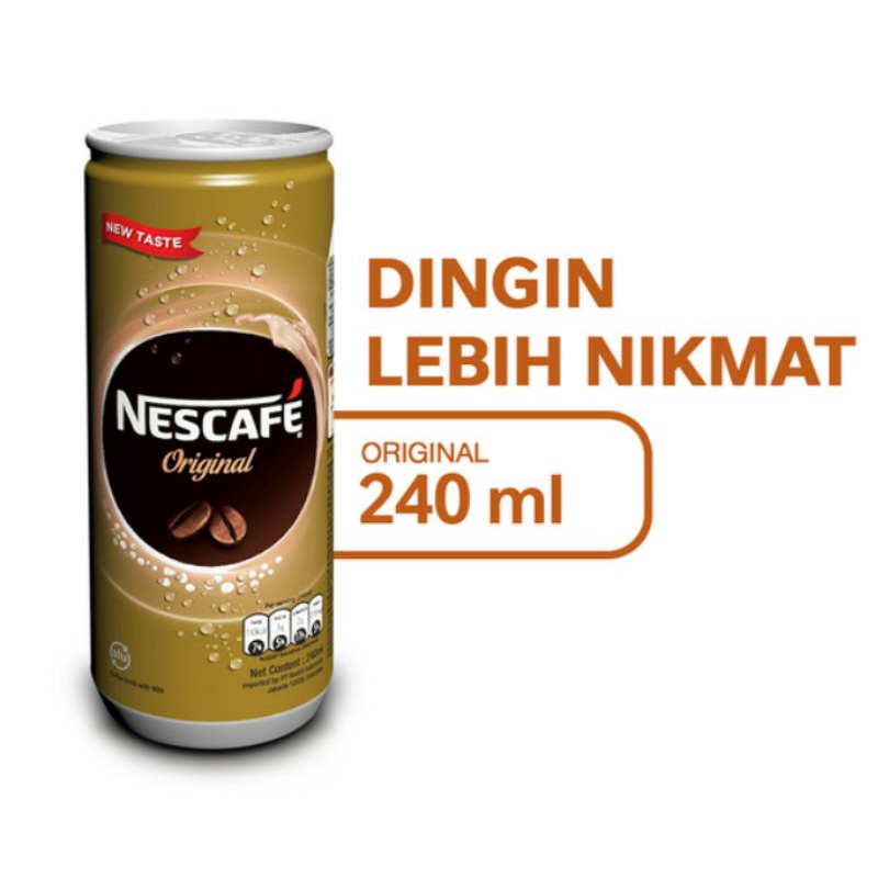 Jual Nescafe kopi kaleng original 240ml | Shopee Indonesia