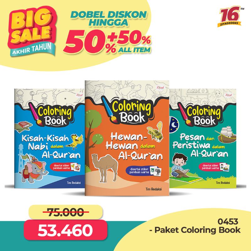 Jual Paket Coloring Book BUKU MEWARNAI BUKU MENGGAMBAR BUKU ANAK ...