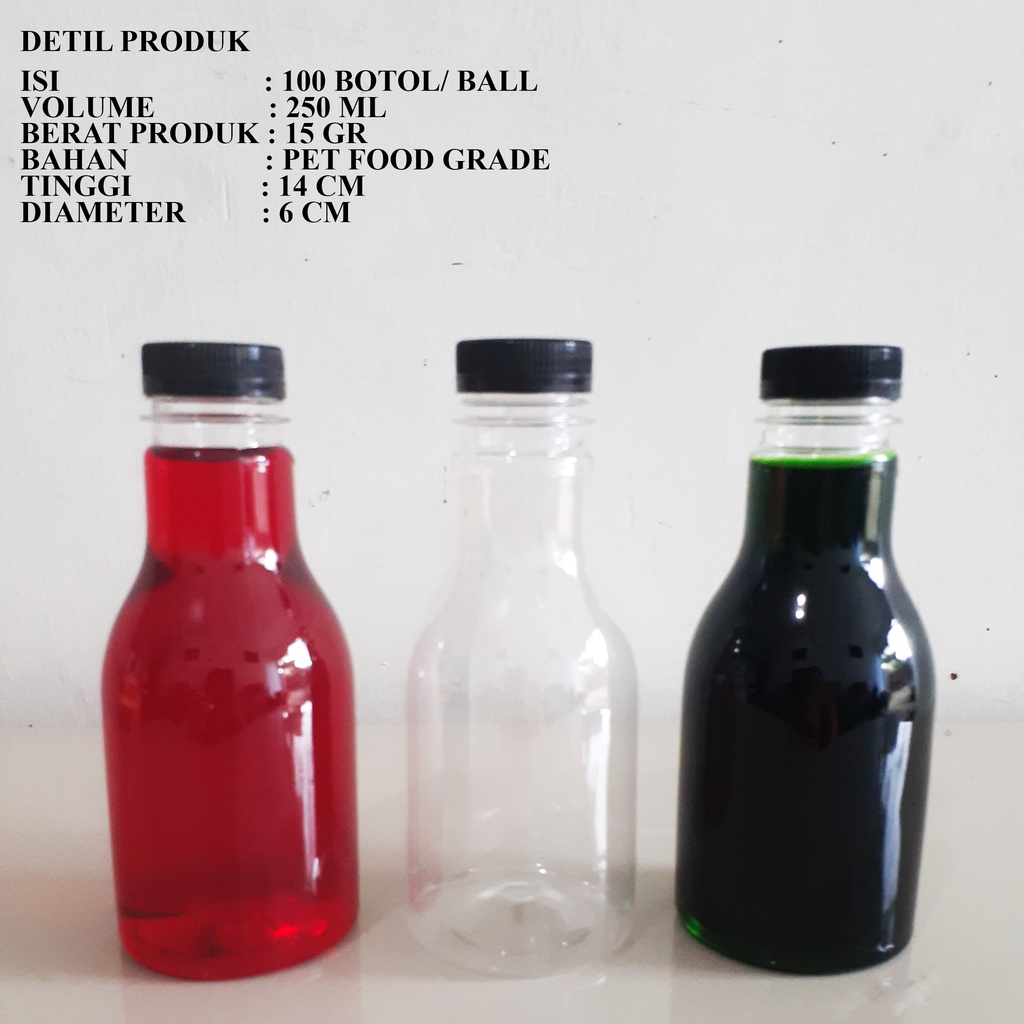 Jual Botol Pir 250ml kemasan-25 pcs | Shopee Indonesia