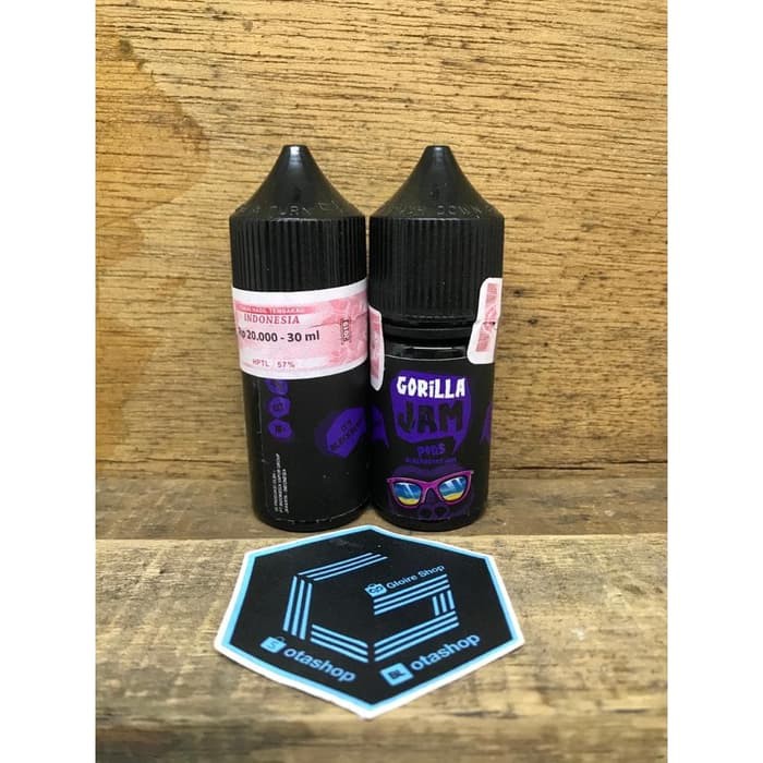 Jual Salt Nic Gorilla Jam Blackberry by Juice Cartel 30ml 12mg liquid