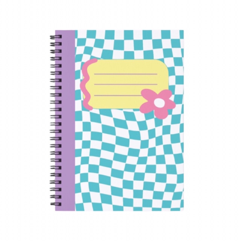 Jual Notebook Spiral A5 Motif Aesthetic Isi 50 Lembar 100 Halaman Buku ...