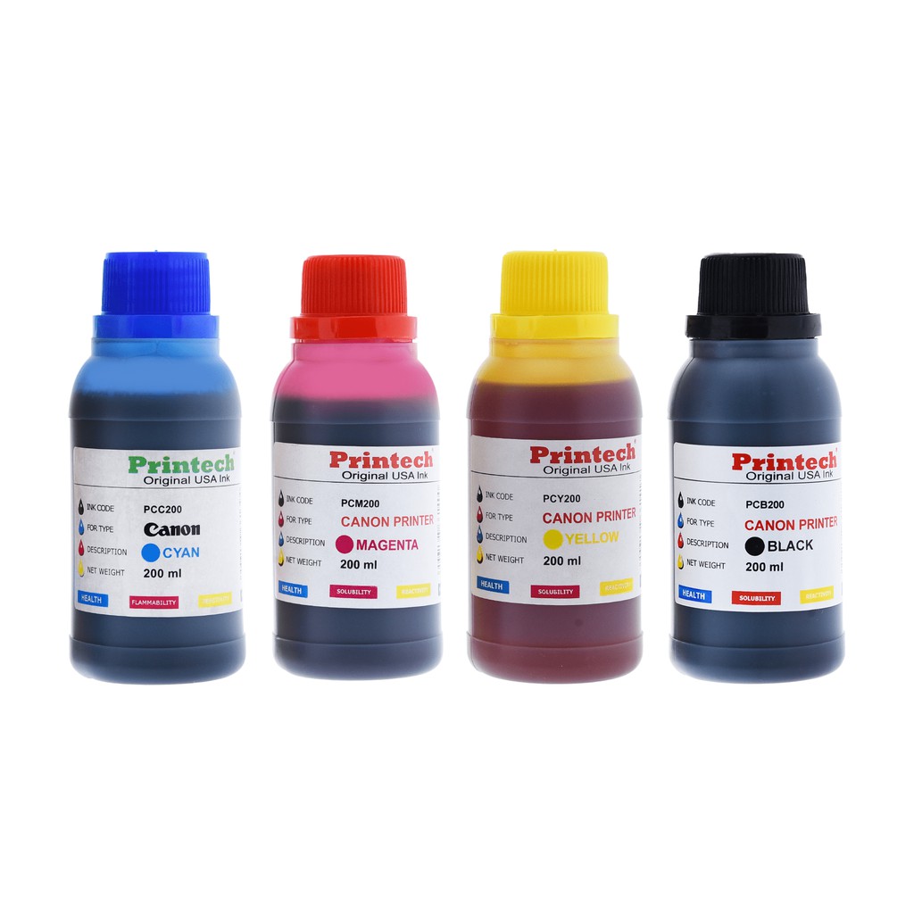 Jual PRINTECH Tinta Printer Canon Black / Hitam 200 ML - 01024 | Shopee ...