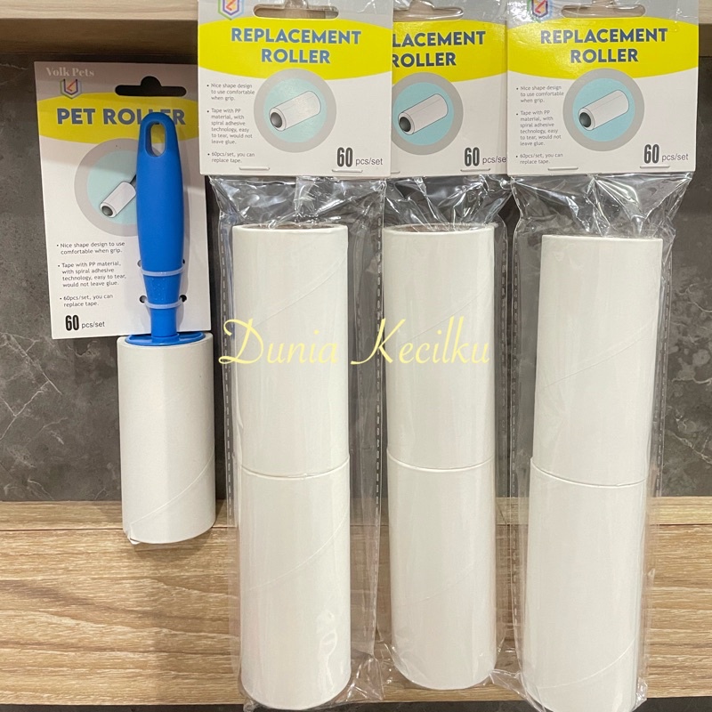 Jual Volk Pets Refill Roller Pet Roller Pembersih Bulu Hewan (2 Pcs ...