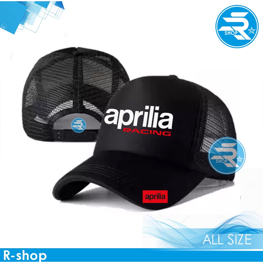 Jual Topi Trucker Jaring Aprilia Racing | Shopee Indonesia