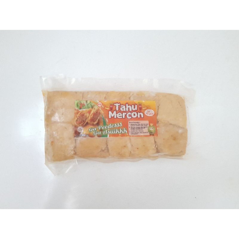Jual Tahu Mercon Ga pedes ga Asik Isi 10pcs 450gr | Shopee Indonesia