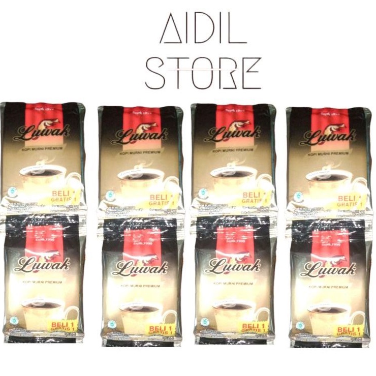 Jual 1 renteng kopi luwak mini murni tanpa gula isi 20sachet | Shopee ...