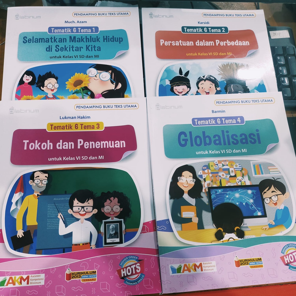 Jual BUKU TEMATIK KELAS 6 SD Tema 1 2 3 4 5 6 7 8 9 K13 REVISI HOTS ...