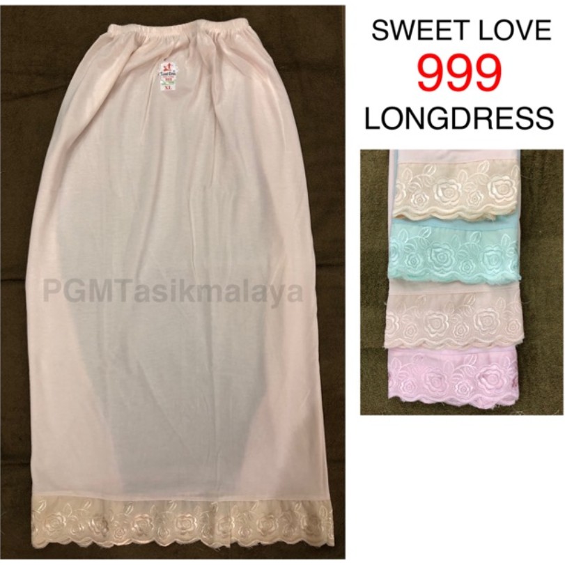 Jual DALAMAN ROK SWEET LOVE 999 LONGDRESS (PANJANG) | Shopee Indonesia