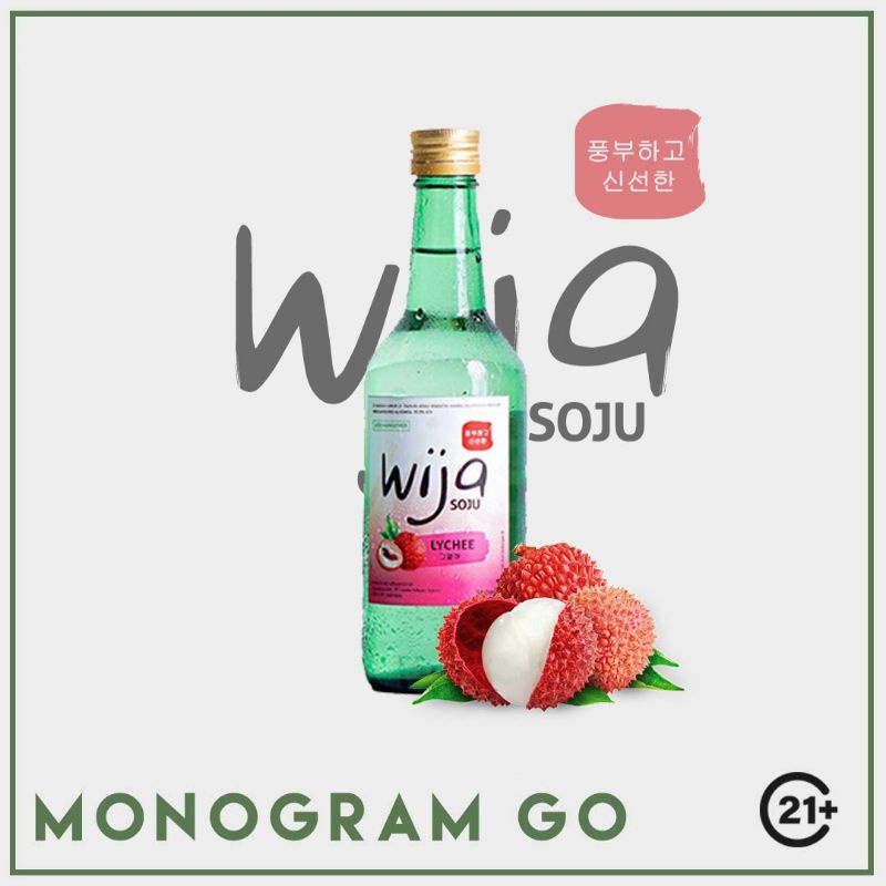 Jual Wija Soju Lychee 360ml Shopee Indonesia