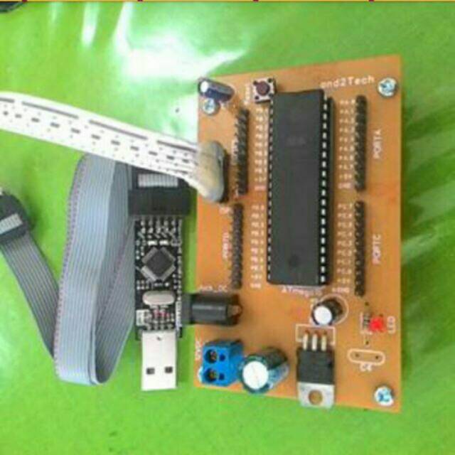 Jual Sistem Minimum ATMEGA16 + USB Downloader (USB ASP) | Shopee Indonesia