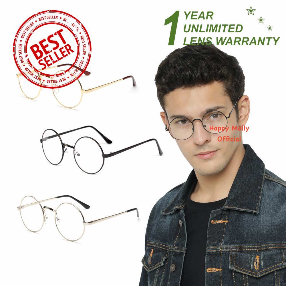 Jual Kacamata Fashion Round Glasses (Design Korea) Pria dan Wanita