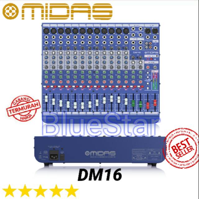 Jual Mixer Midas DM16 Original - 16 Channel | Shopee Indonesia