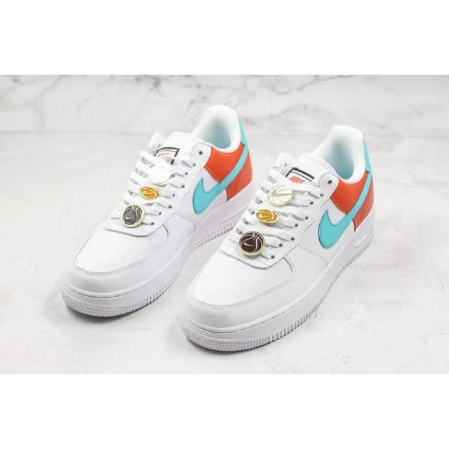 Jual Wmns Air Force 1 07 SE white light aqua cosmic clay AA0287 106 6 Shopee Indonesia