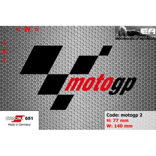 Jual ea cutting sticker / decal Code: motogp 2 ( sponsor logo ...