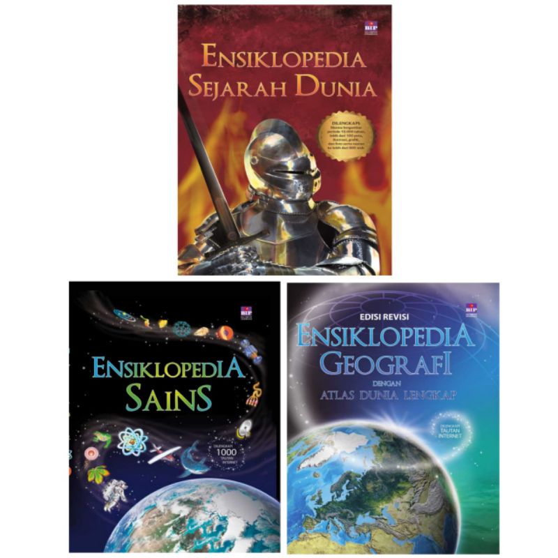 Jual Buku Ensiklopedia Sains Sejarah Dunia Geografi Dengan Atlas Dunia