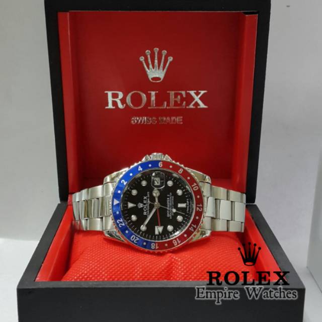 Jual Jam Tangan Pria Rolex GMT Pepsi Kloning 1 1 Dengan Kualitas