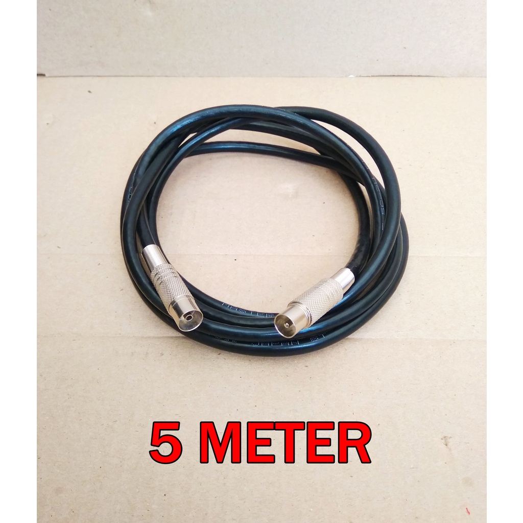 Jual Kabel Loop Out - Kabel Antena TV 5 Meter - Jack Besi Cowo-Cewe ...