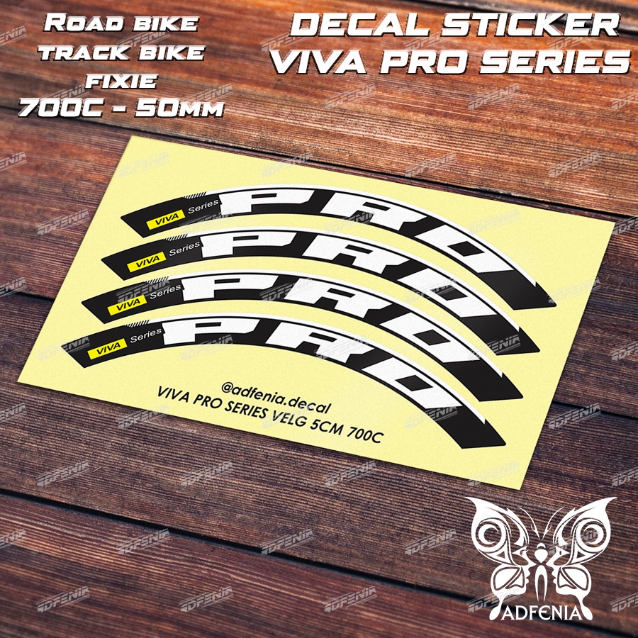 Jual Stiker Decal Rims Viva Pro Fixed Gear Road Bike Fixie Track BIke ...