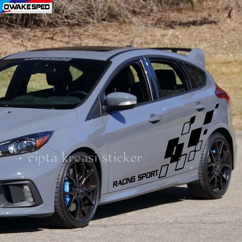 Jual striping racing sport stiker mobil Ayla Agya calya Avanza Daihatsu ...