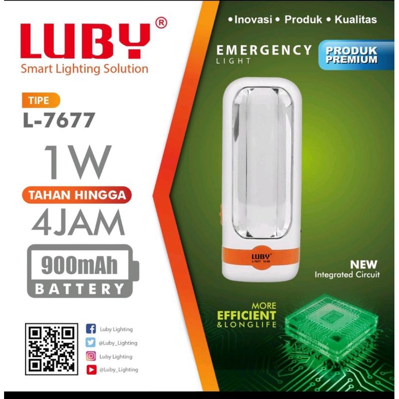Jual lampu emergency Lubby L 7677 | Shopee Indonesia