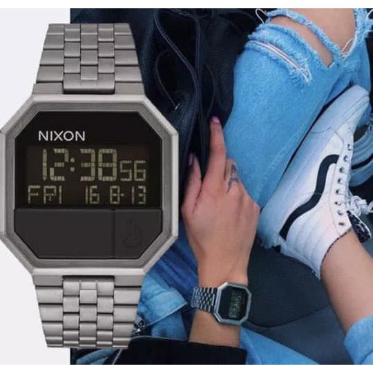 Jual Jam Tangan Nixon A158632 Re Run Re Run All Gunmetal UNISEX