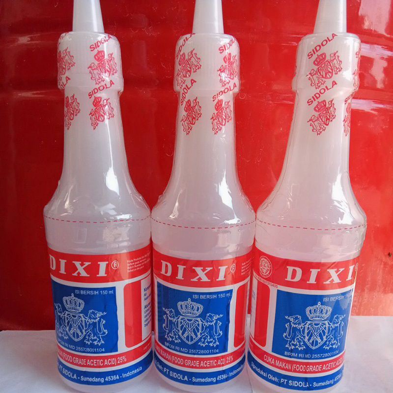 Jual Dixi Cuka Makan Dalam Kemasan Botol Pelastik 150 Ml Shopee Indonesia