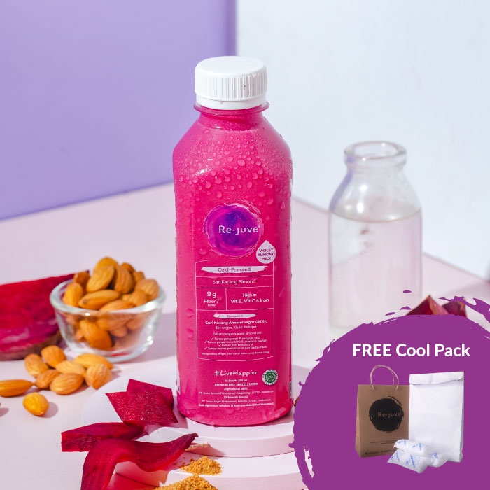 Jual Re.juve Violet Almond Milk 435 ml (ColdPressed Almond Milk