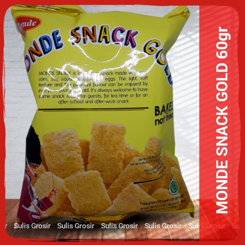 Jual Monde Snack Gold 60gr Shopee Indonesia