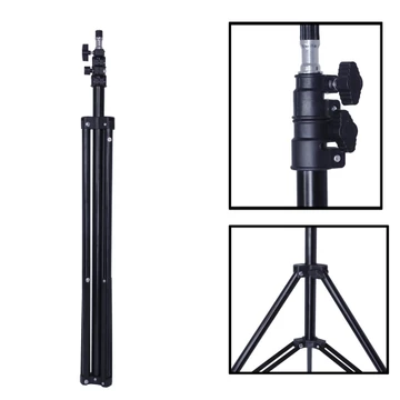 RGB LED Ring Light 26 30cm Tripod 2.1 M Ring Light Rainbow Lampu Disko