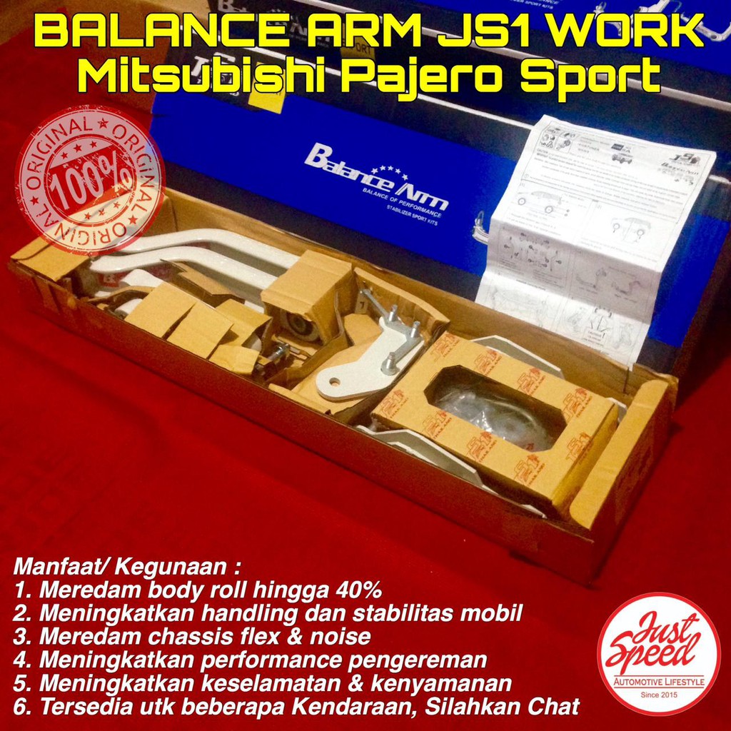 Jual Balance Arm Stabilizer JS1 Mitsubishi Pajero Sport - New Pajero ...