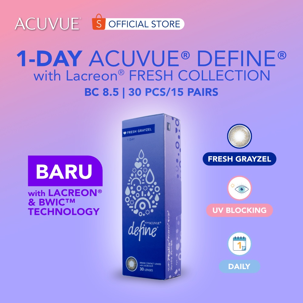 Jual Acuvue Define Fresh Grayzel (Daily) | Shopee Indonesia