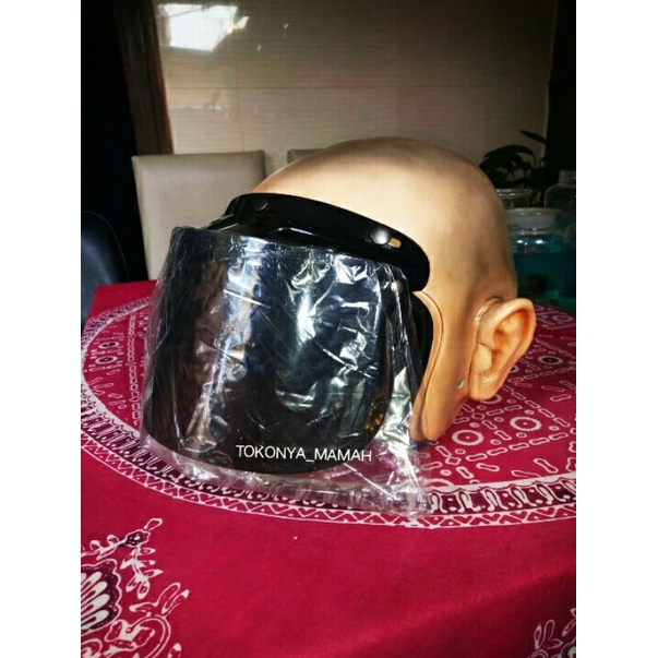 Jual Helm Helem Retro Bogo Dewasa Helm 3D Kepala Botak | Shopee Indonesia