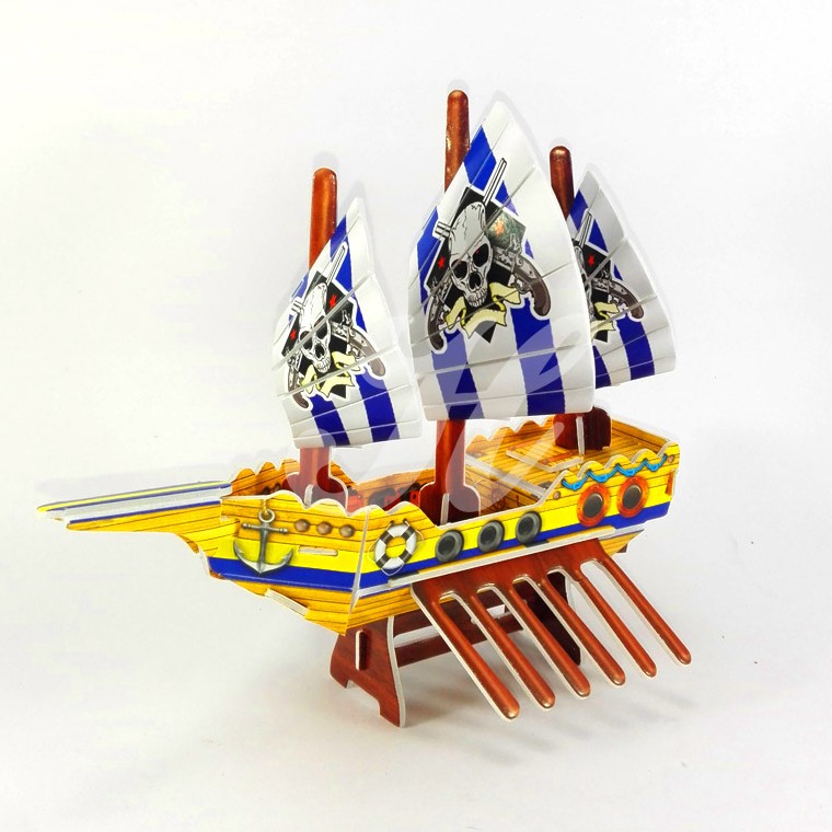 Jual Mainan Anak Unik Kapal Perahu One Piece 3D Puzzle Pirates Shopee Indonesia